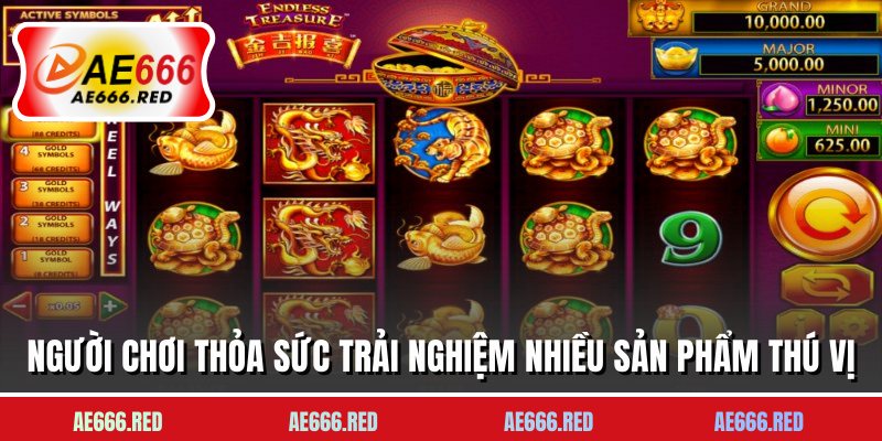 Người chơi thỏa sức trải nghiệm nhiều sản phẩm thú vị