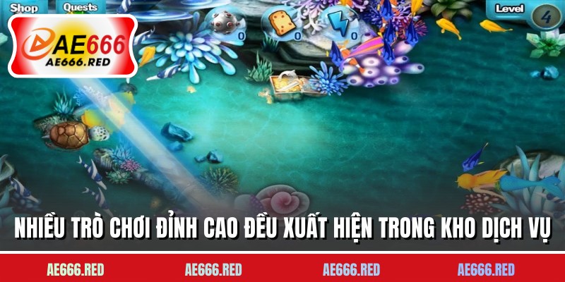 Nhiều trò chơi đỉnh cao đều xuất hiện trong kho dịch vụ